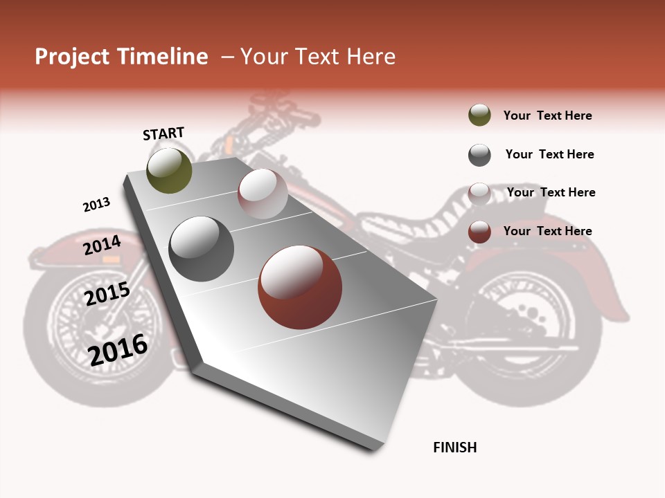 Clipart Vicious Brown PowerPoint Template