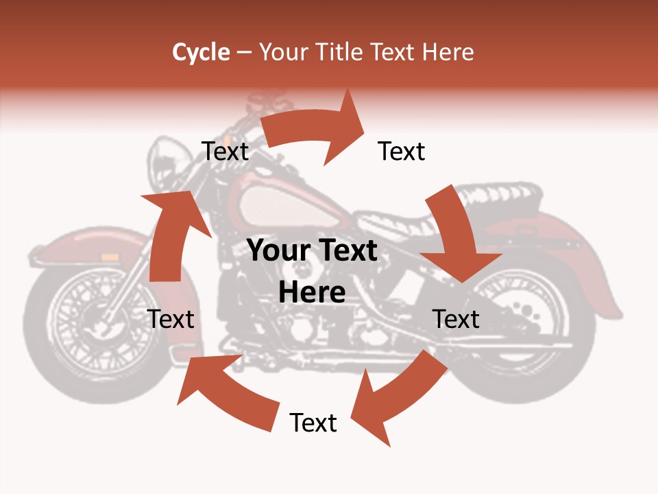 Clipart Vicious Brown PowerPoint Template