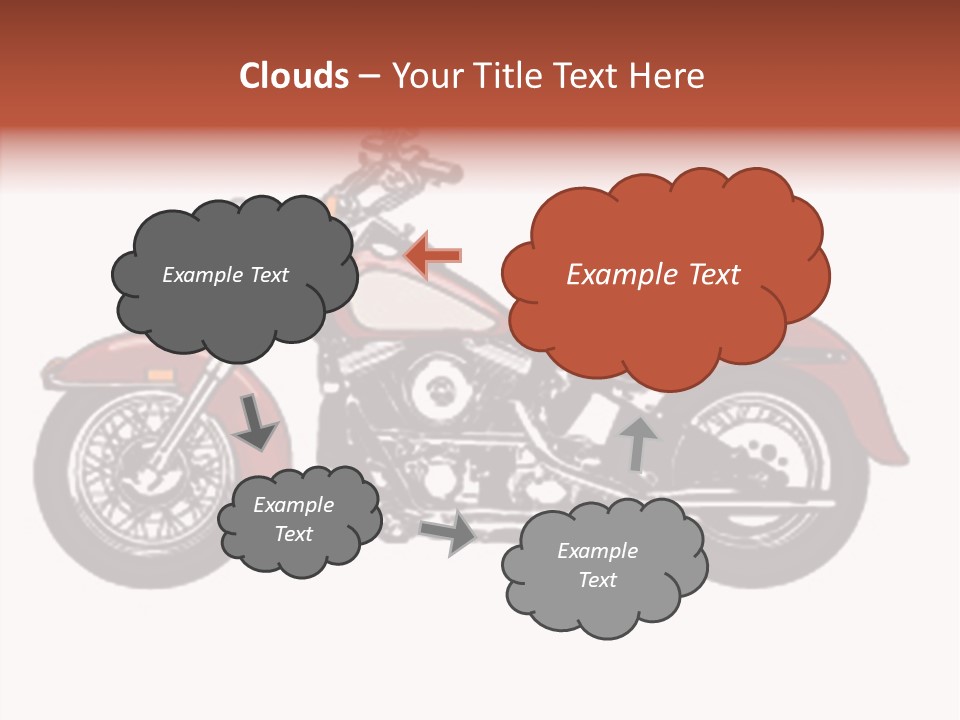 Clipart Vicious Brown PowerPoint Template