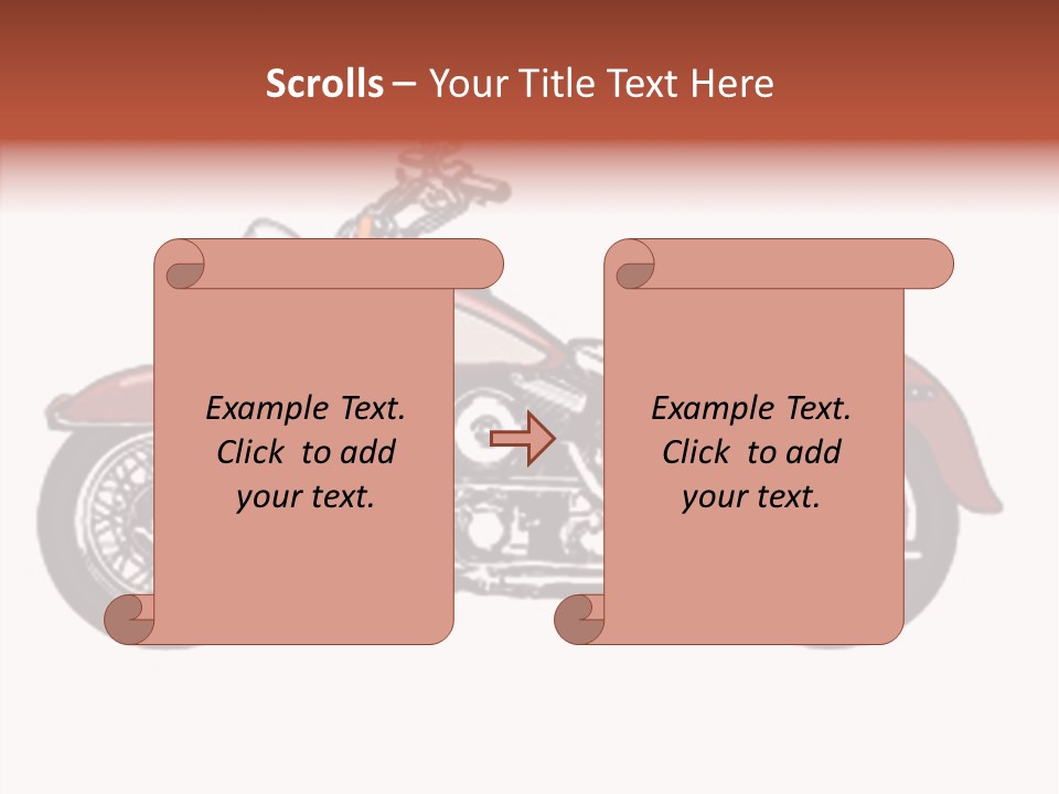 Clipart Vicious Brown PowerPoint Template