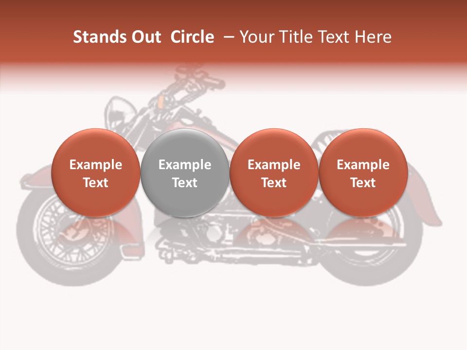 Clipart Vicious Brown PowerPoint Template