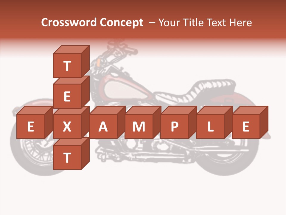 Clipart Vicious Brown PowerPoint Template