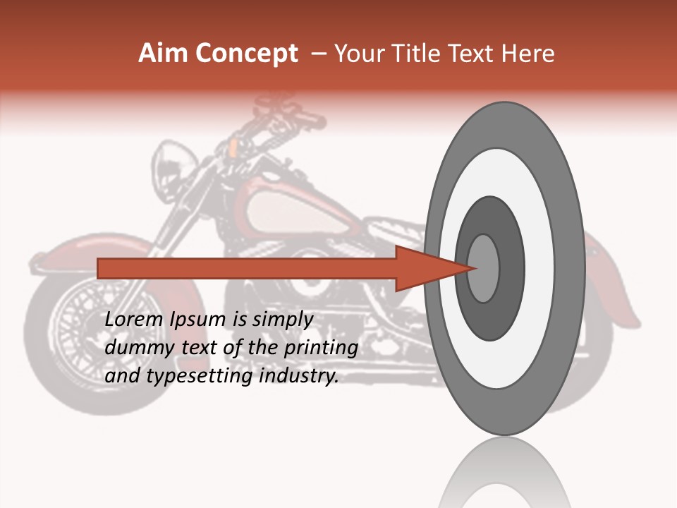 Clipart Vicious Brown PowerPoint Template