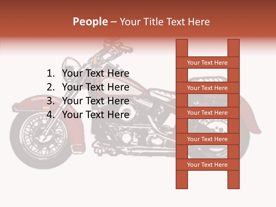 Clipart Vicious Brown PowerPoint Template