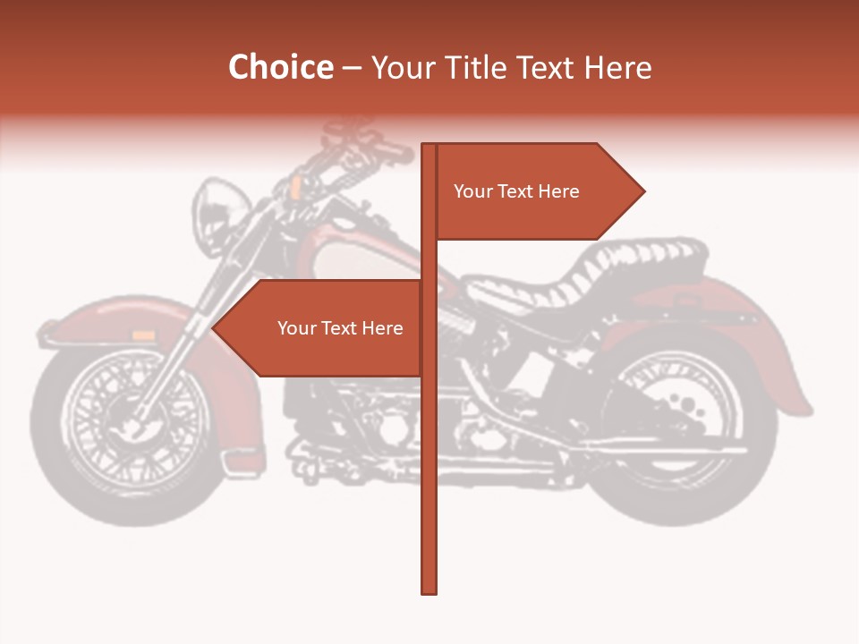 Clipart Vicious Brown PowerPoint Template