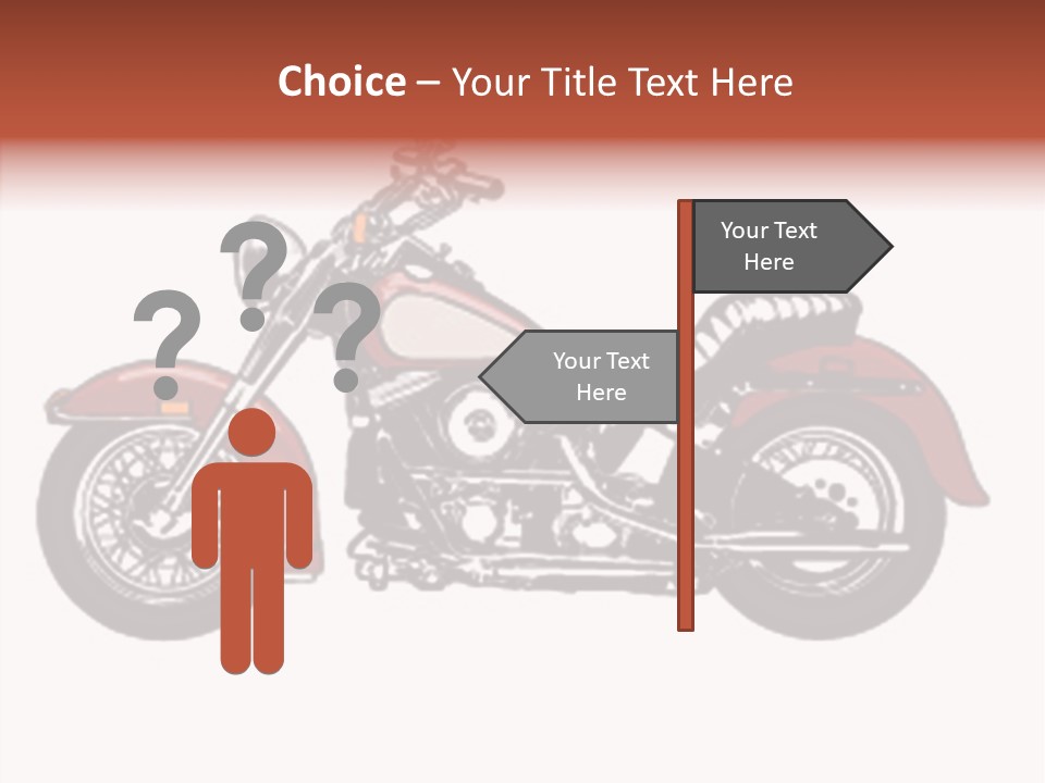 Clipart Vicious Brown PowerPoint Template