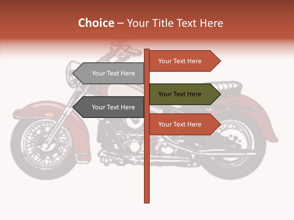 Clipart Vicious Brown PowerPoint Template