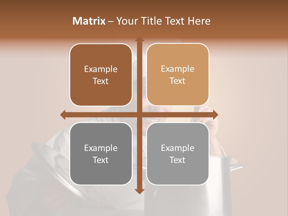 Industry Cook Man PowerPoint Template
