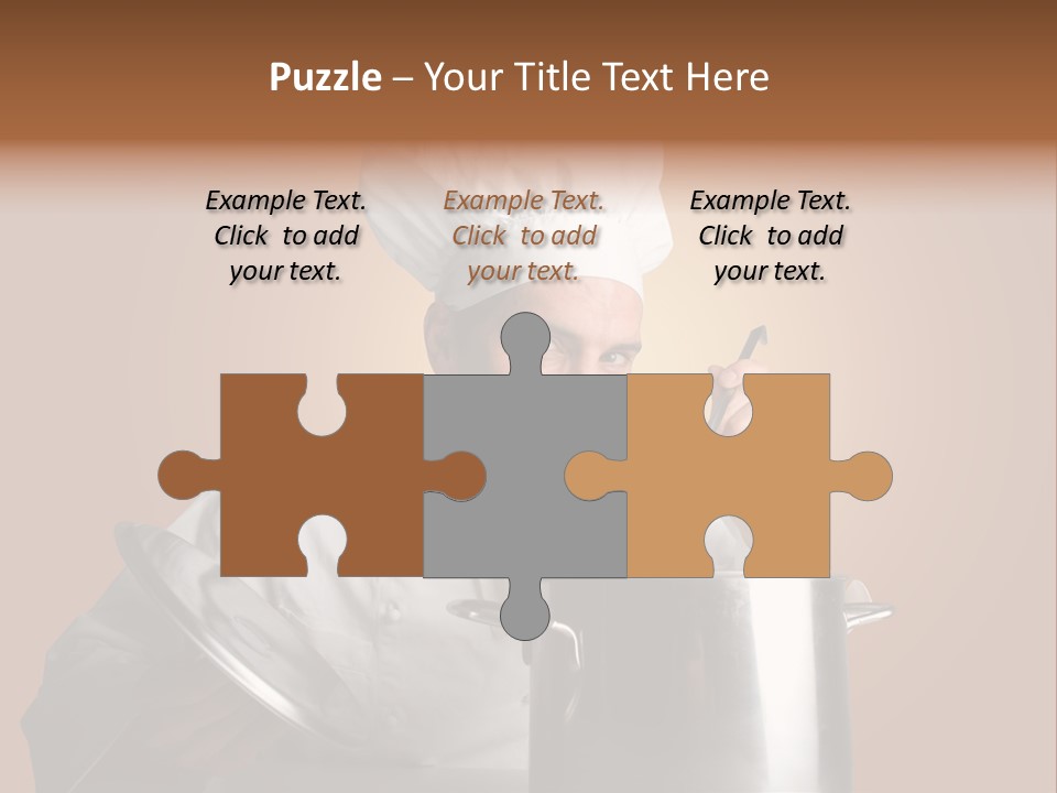 Industry Cook Man PowerPoint Template