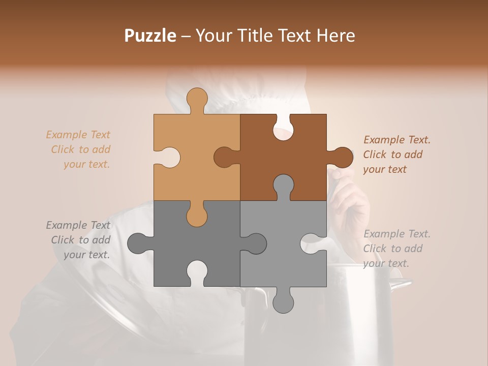 Industry Cook Man PowerPoint Template