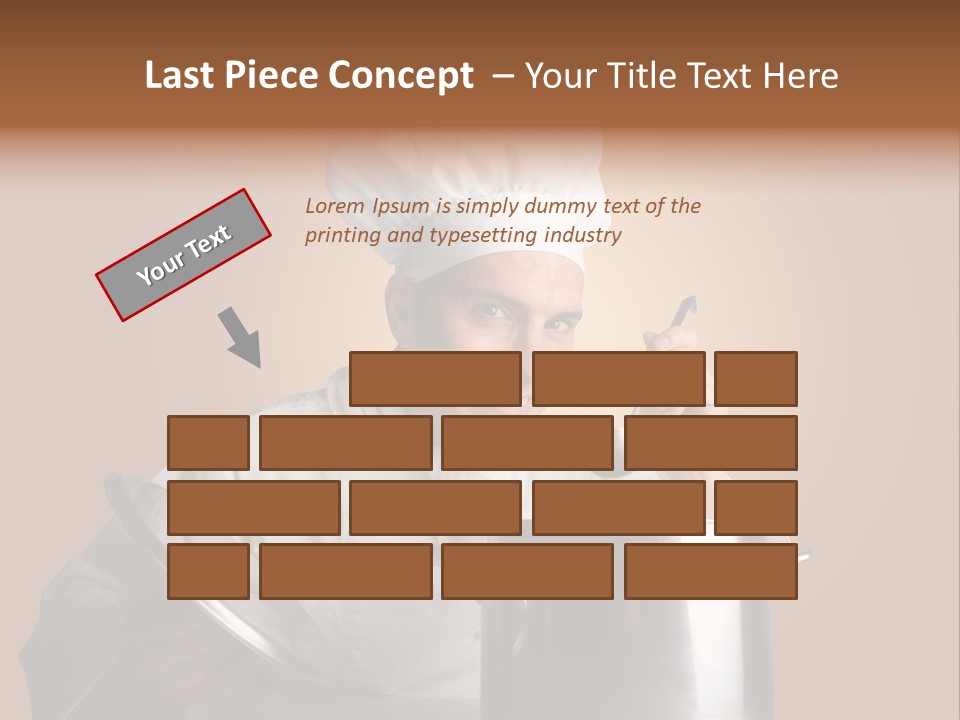 Industry Cook Man PowerPoint Template
