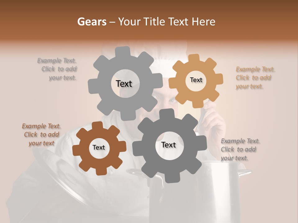 Industry Cook Man PowerPoint Template