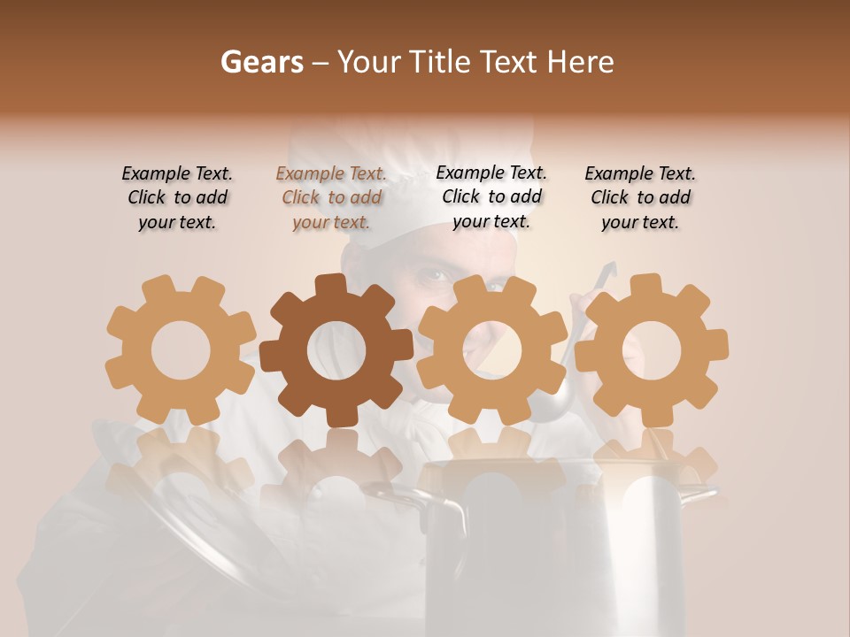 Industry Cook Man PowerPoint Template