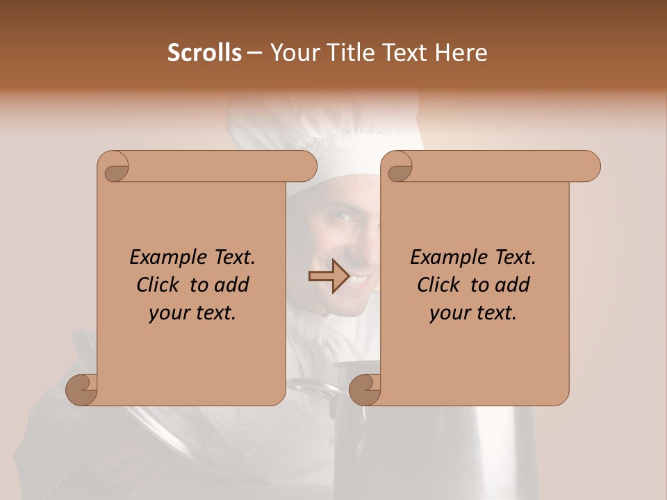 Industry Cook Man PowerPoint Template