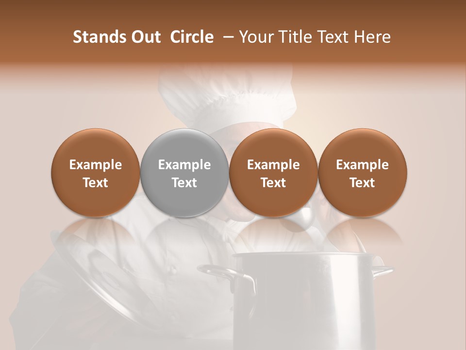 Industry Cook Man PowerPoint Template