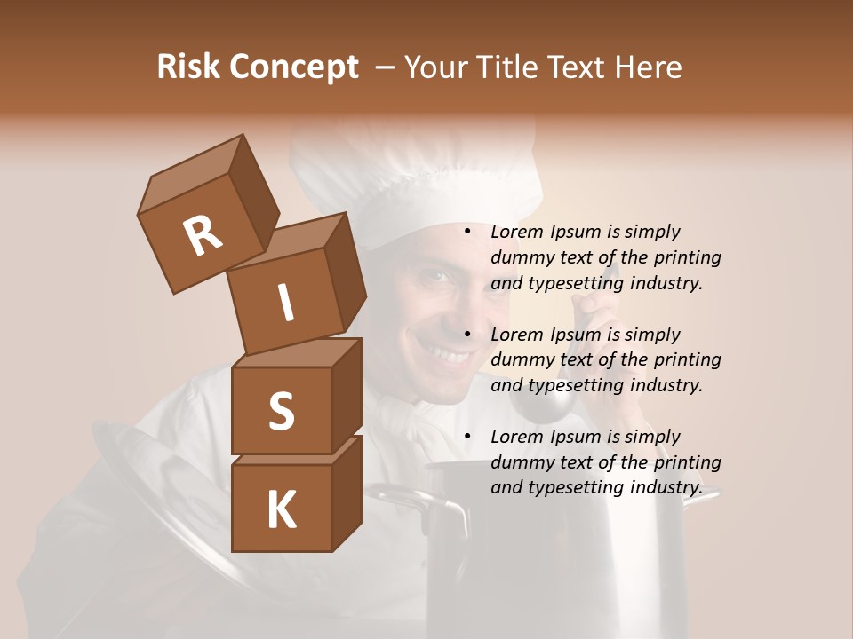 Industry Cook Man PowerPoint Template