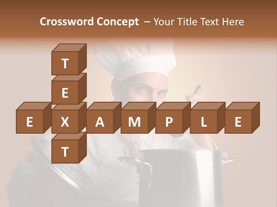 Industry Cook Man PowerPoint Template