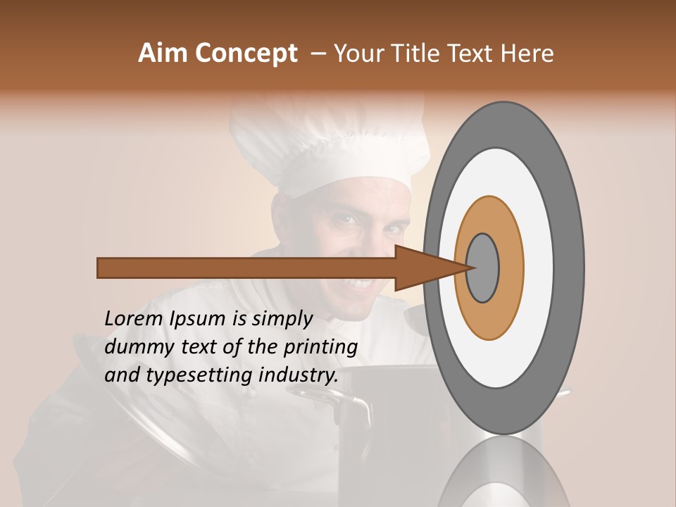 Industry Cook Man PowerPoint Template