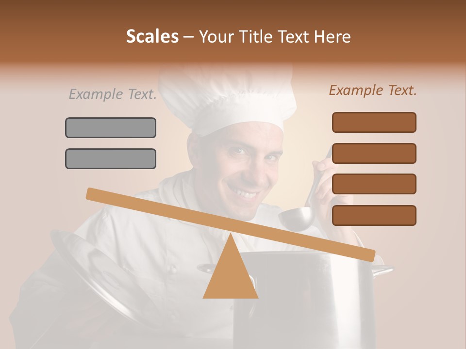 Industry Cook Man PowerPoint Template