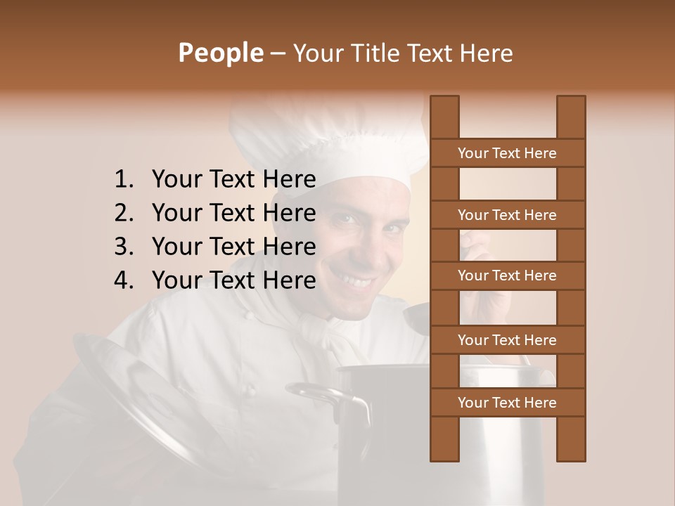 Industry Cook Man PowerPoint Template