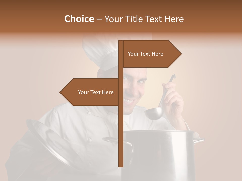 Industry Cook Man PowerPoint Template