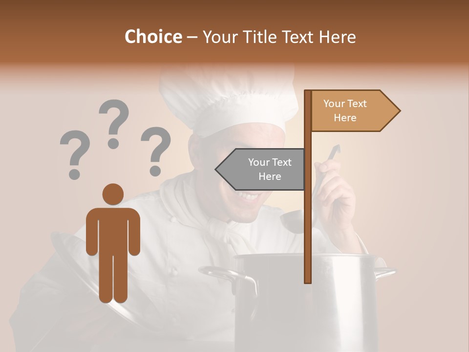 Industry Cook Man PowerPoint Template