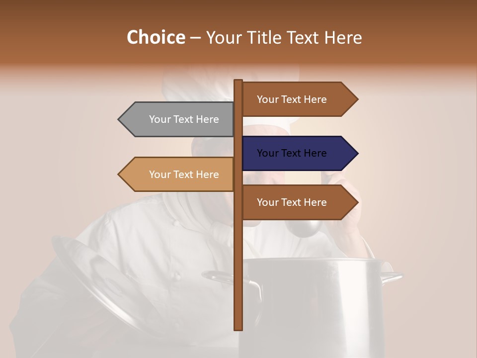 Industry Cook Man PowerPoint Template