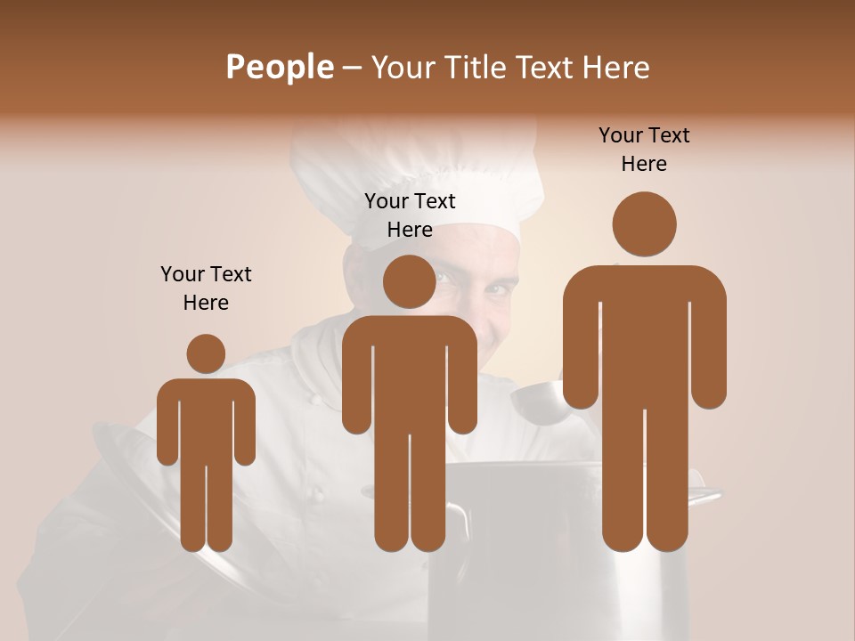 Industry Cook Man PowerPoint Template