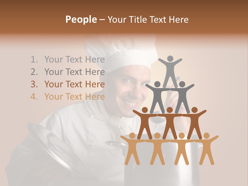 Industry Cook Man PowerPoint Template
