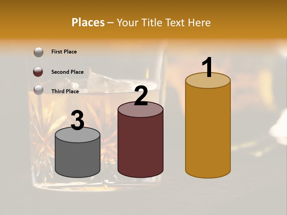 Gold Scottish Yellow PowerPoint Template