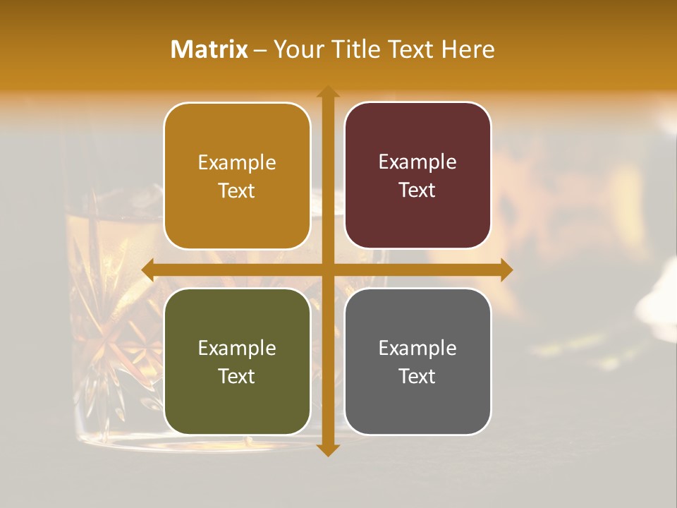 Gold Scottish Yellow PowerPoint Template