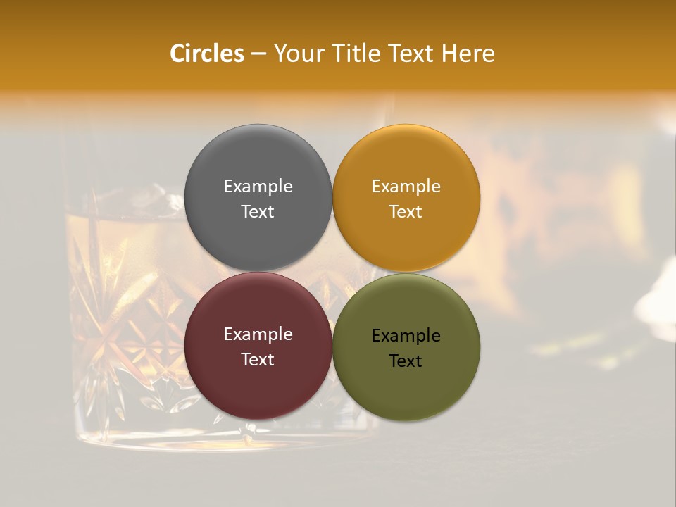 Gold Scottish Yellow PowerPoint Template