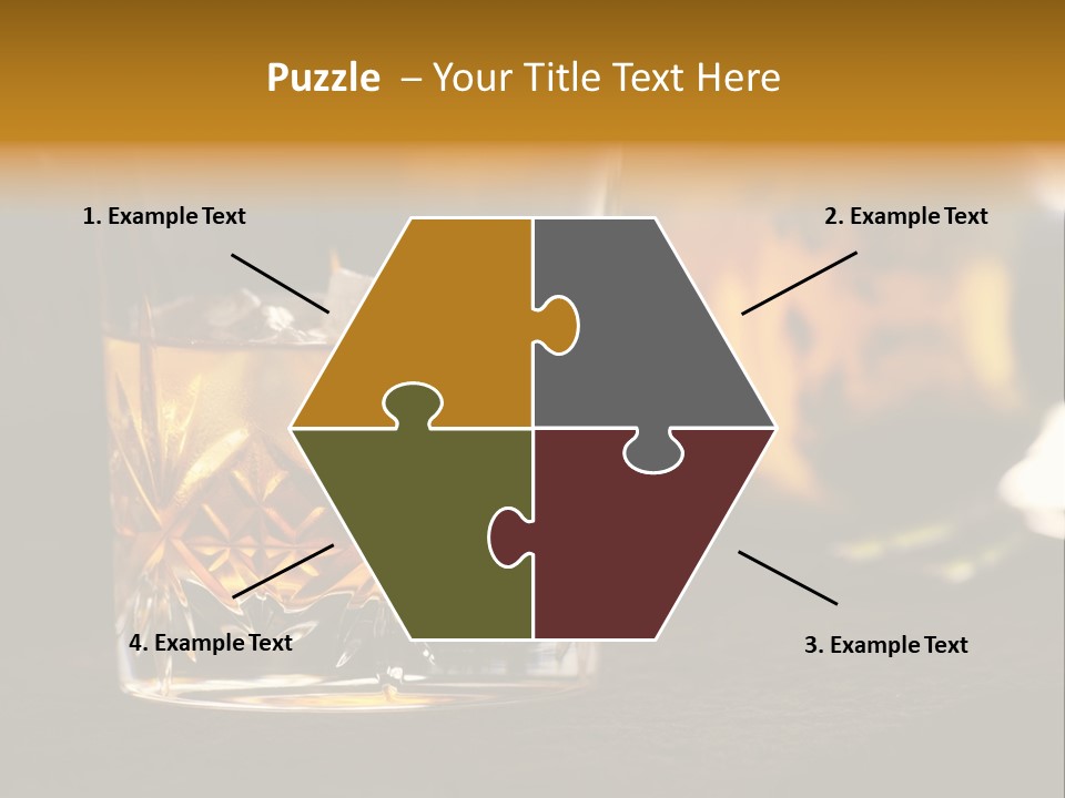 Gold Scottish Yellow PowerPoint Template