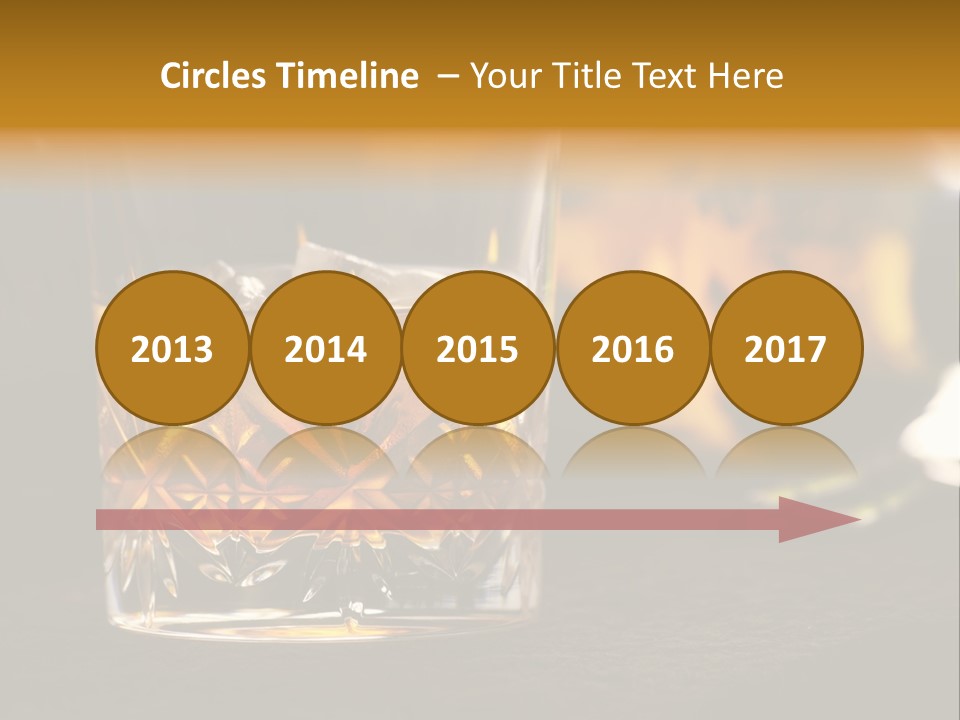 Gold Scottish Yellow PowerPoint Template