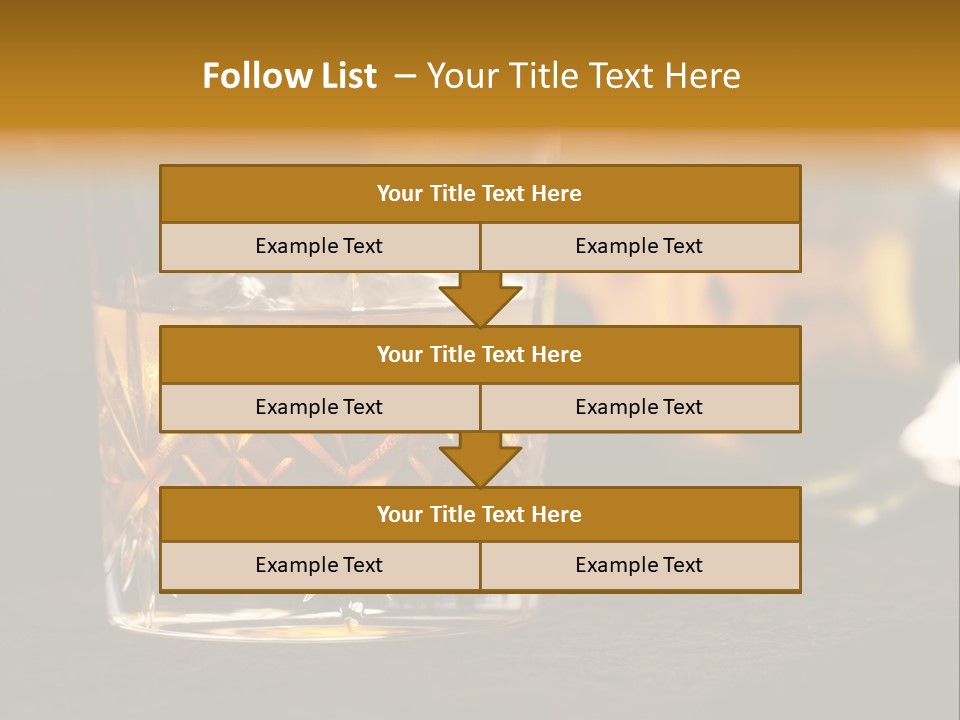 Gold Scottish Yellow PowerPoint Template
