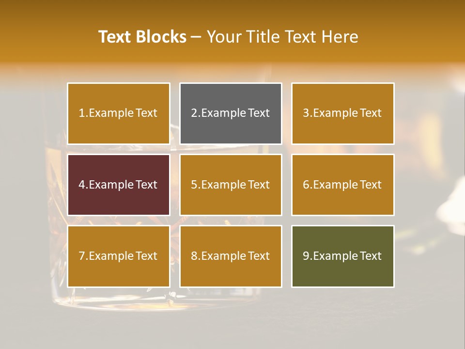 Gold Scottish Yellow PowerPoint Template