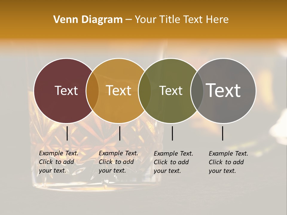 Gold Scottish Yellow PowerPoint Template