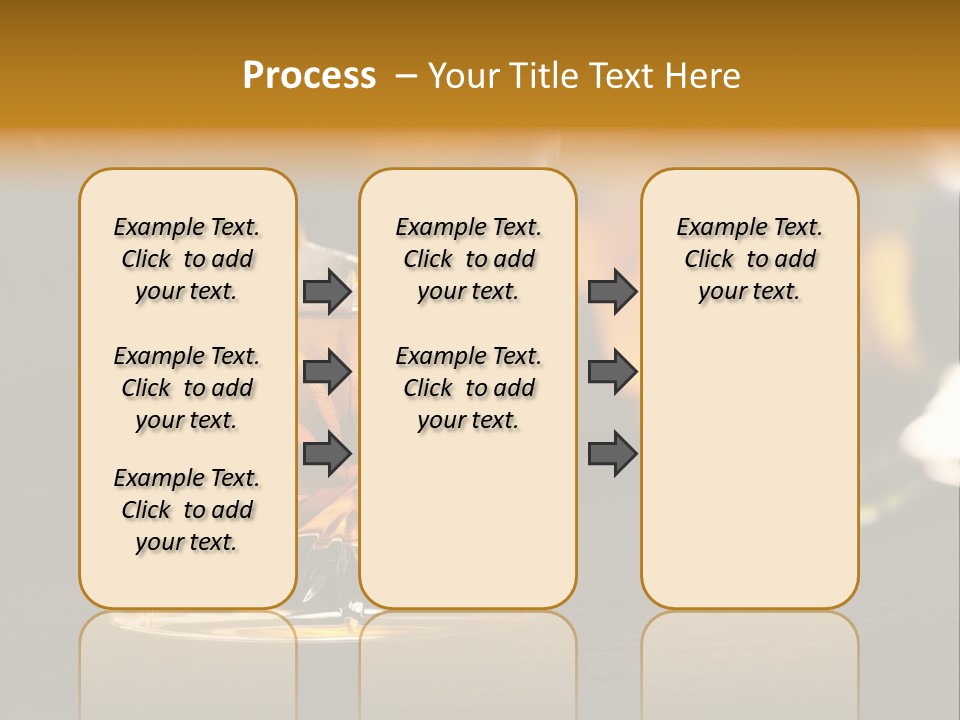 Gold Scottish Yellow PowerPoint Template