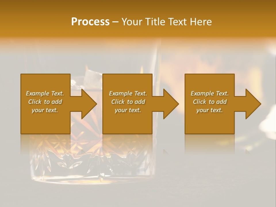 Gold Scottish Yellow PowerPoint Template