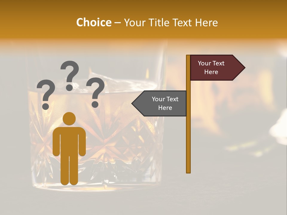 Gold Scottish Yellow PowerPoint Template