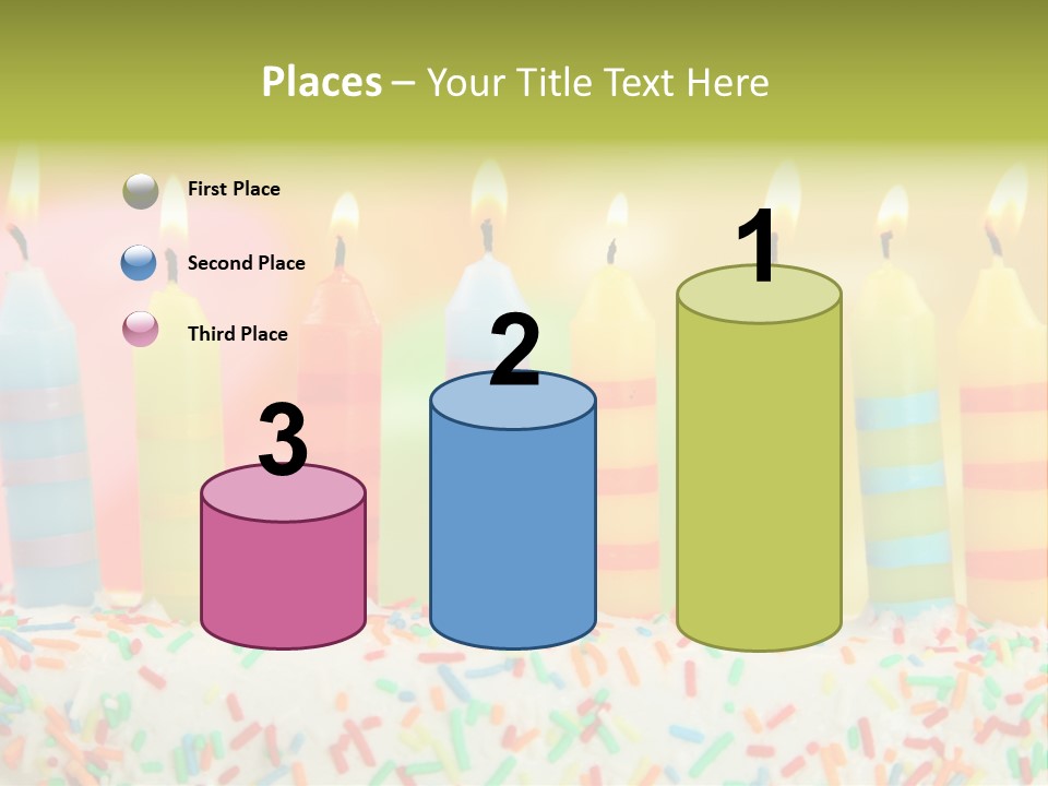 Anniversary Blue Icing PowerPoint Template