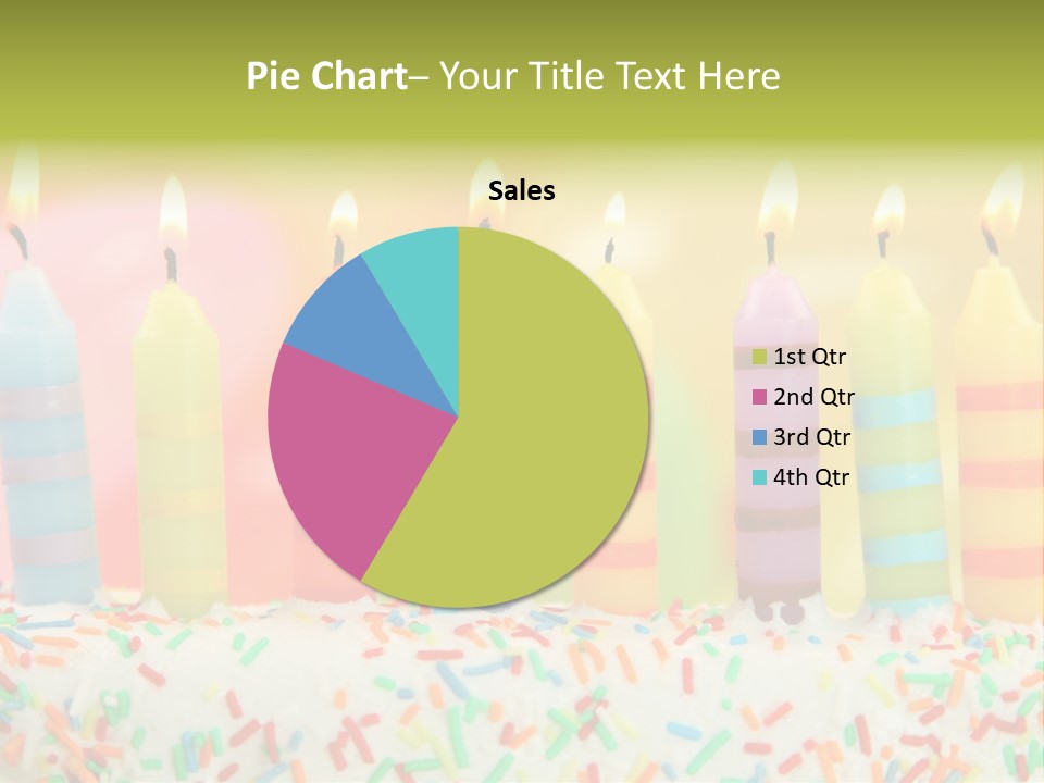 Anniversary Blue Icing PowerPoint Template