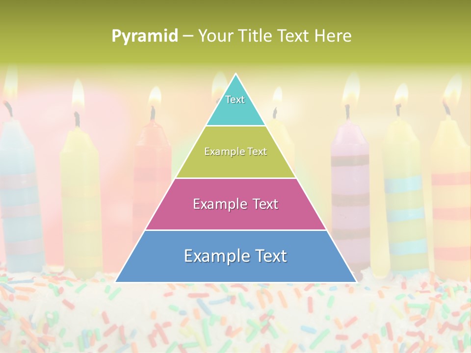 Anniversary Blue Icing PowerPoint Template