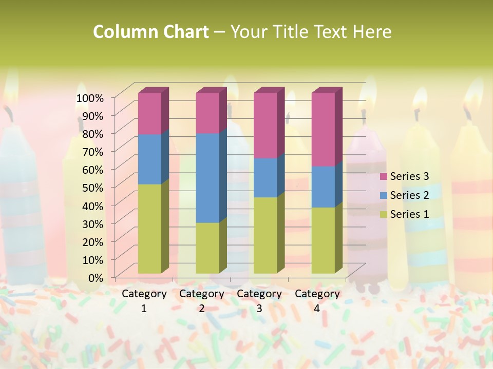 Anniversary Blue Icing PowerPoint Template