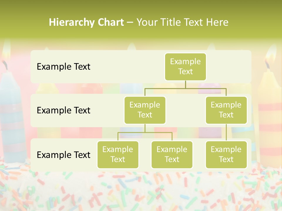 Anniversary Blue Icing PowerPoint Template