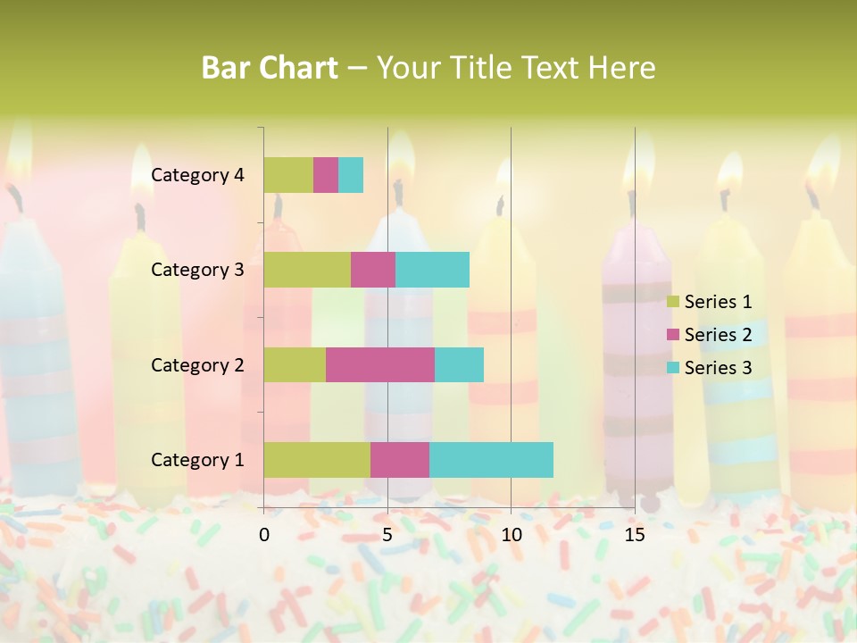 Anniversary Blue Icing PowerPoint Template