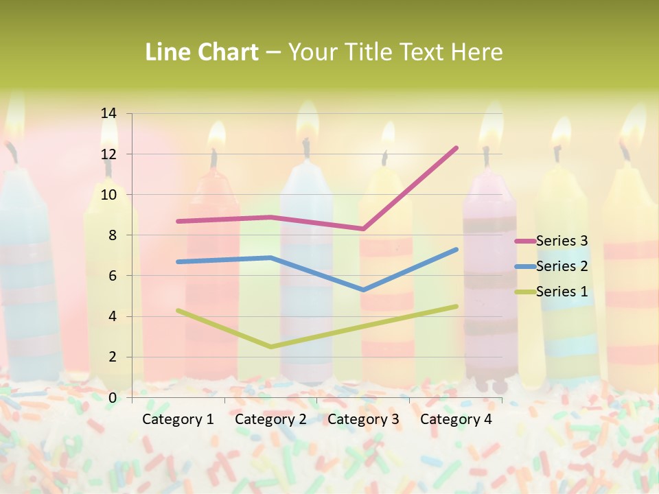 Anniversary Blue Icing PowerPoint Template