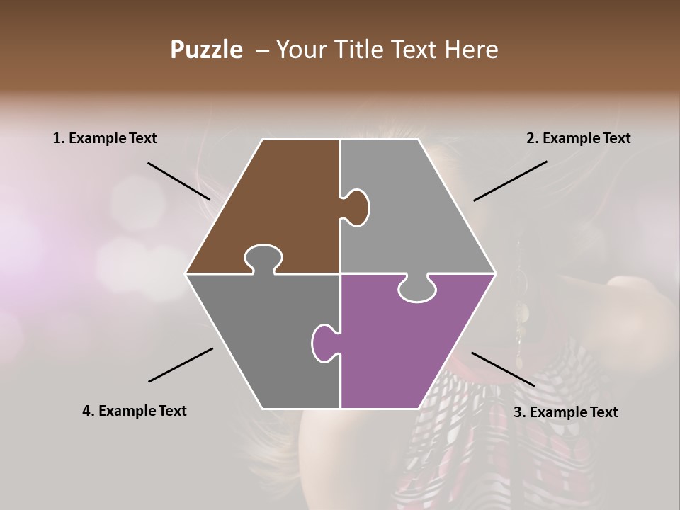 Pretty Party Female PowerPoint Template