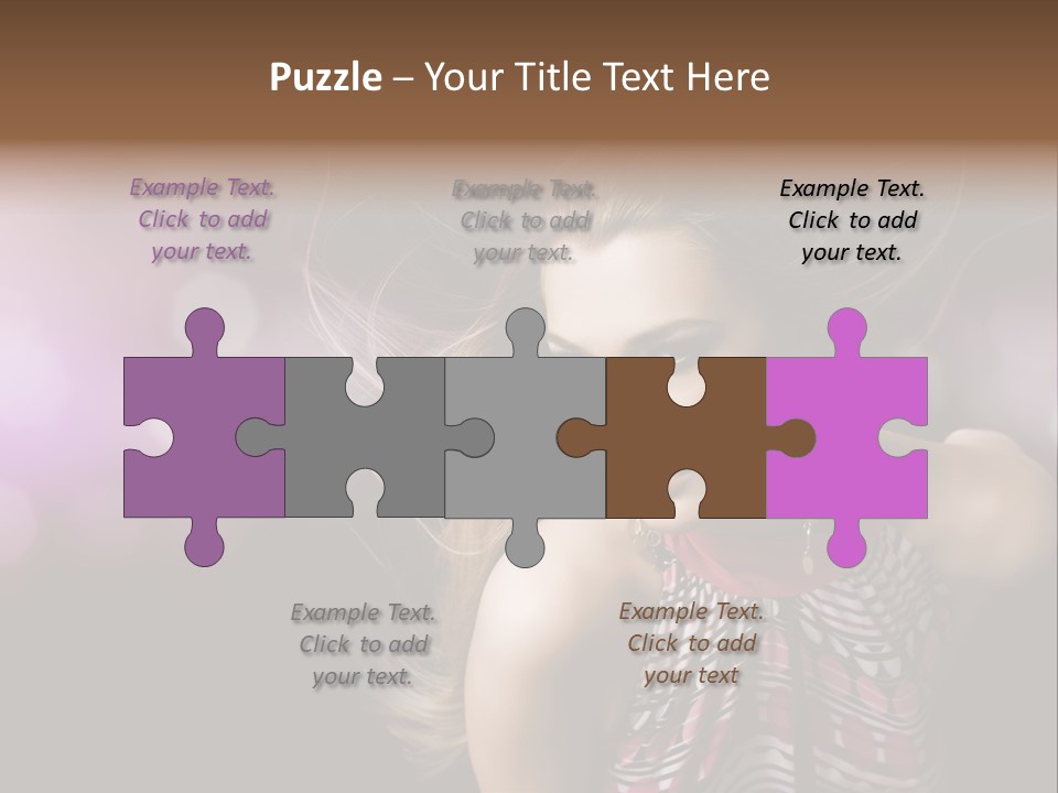 Pretty Party Female PowerPoint Template