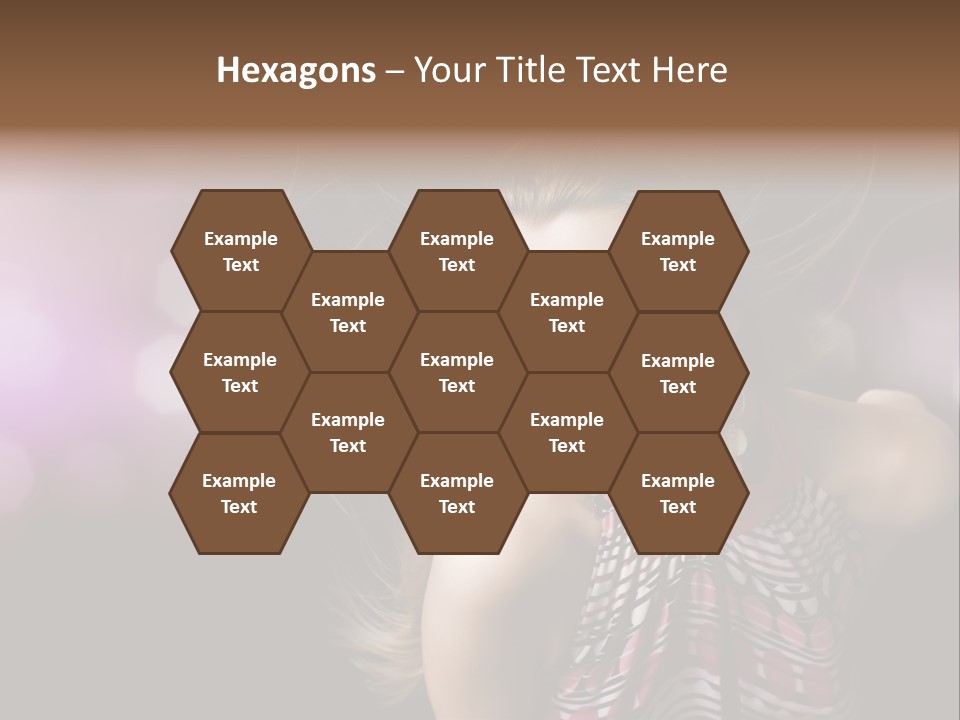 Pretty Party Female PowerPoint Template